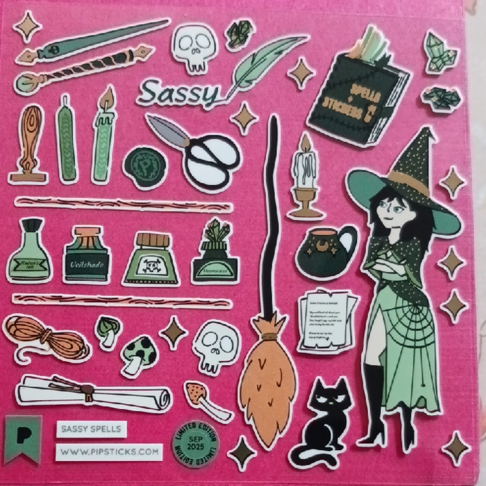 Witch Sticker Lot From Pipsticks! 🎃